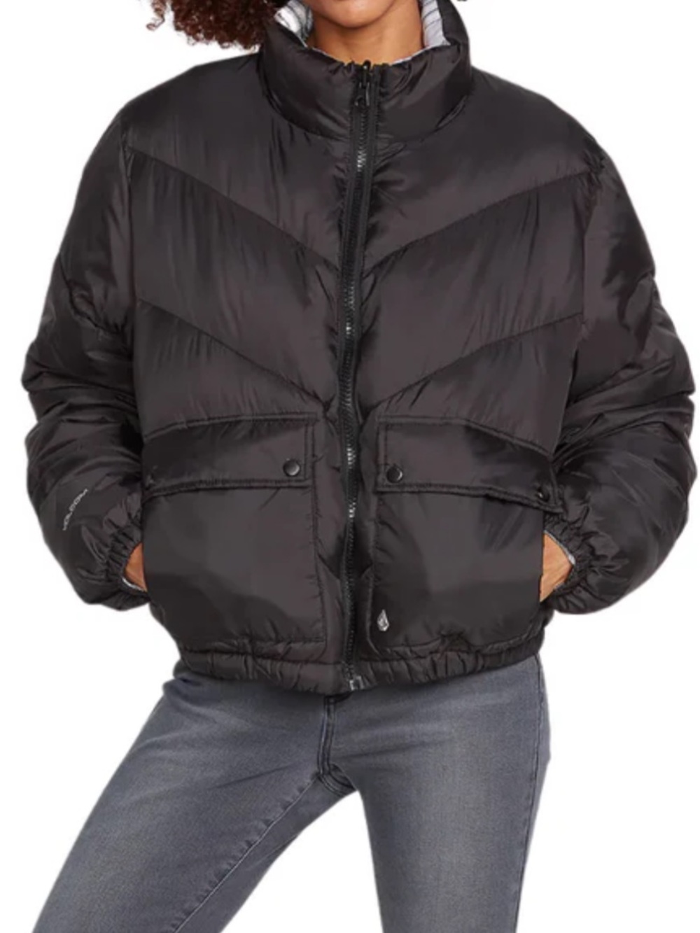 VOLCOM Down' N Puff reversible Jacket size small